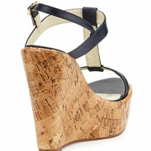 Calvin Klein navy wedges